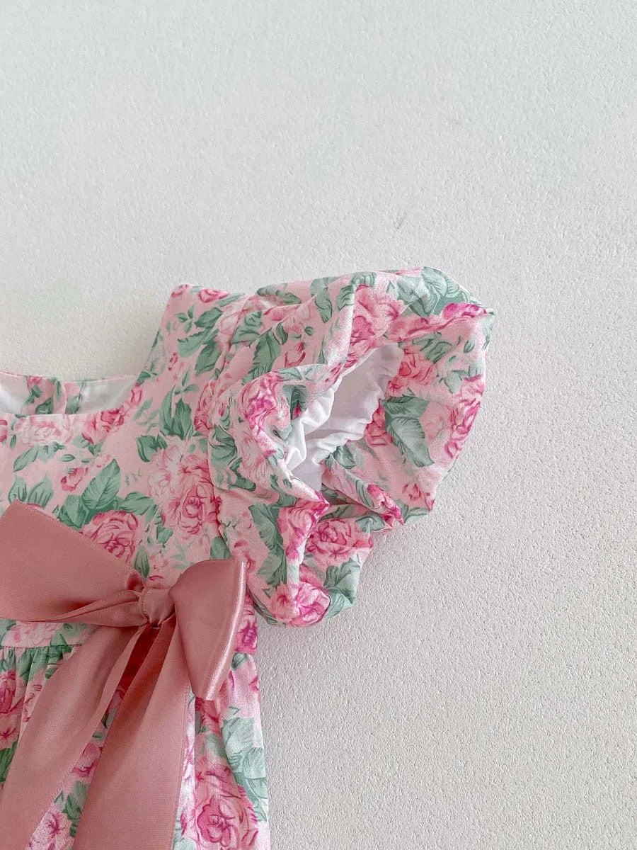 Pelele de bebé para ocasiones especiales - Lazo de satén