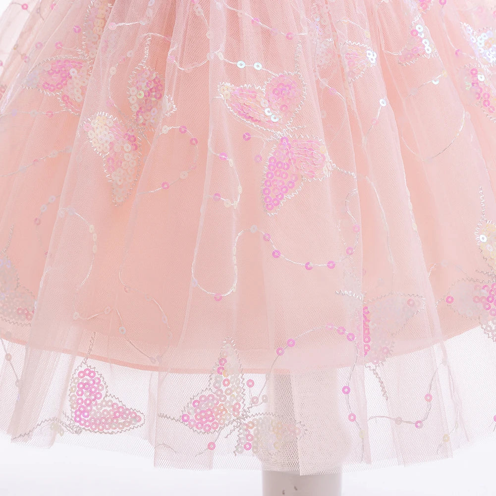 Vestido mariposa neón para niños 