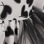 Abito da compleanno Chloé bianco e nero