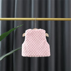 Chaleco infantil sin mangas con estampado en relieve