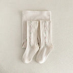 Collant di cotone floreale