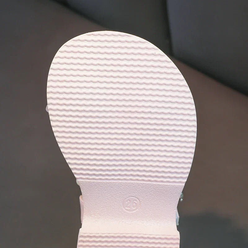 Sandali eleganti per bambini con fiori