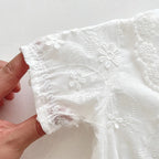 Pelele blanco para bebé para bautizo