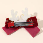 Lot de 4 barrettes de noël petit renne