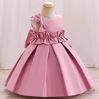 Robe de cérémonie satinée et élégante