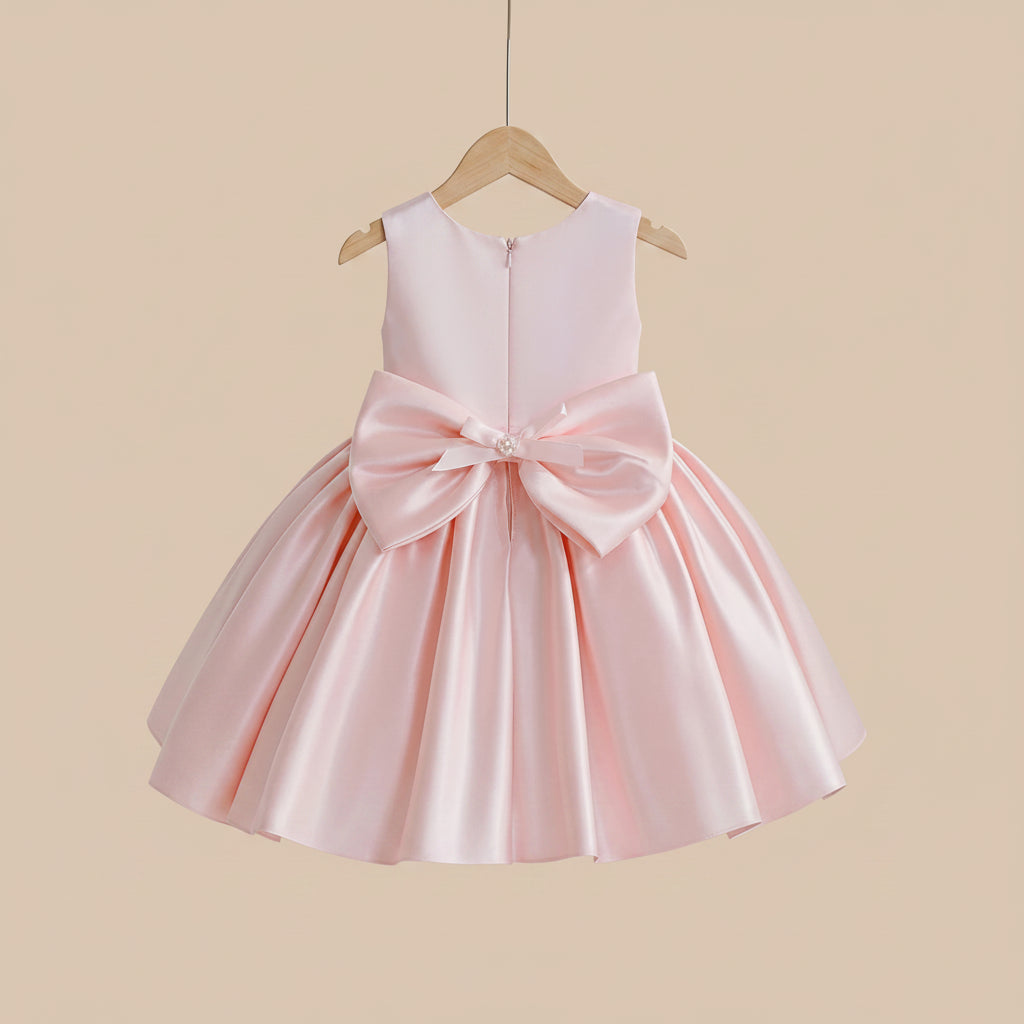Robe anniversaire fille - Noeud papillon Léa