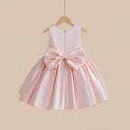 Robe anniversaire fille - Noeud papillon Léa