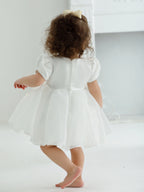 Vestido formal blanco Coralie para niños