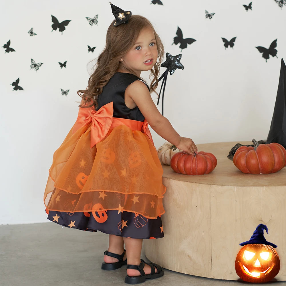 Robe Halloween enfant avec accessoires