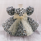 Robe enfant imprimé Léopard