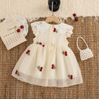 Robe enfant petite cerise