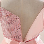 Vestido largo de princesa para cumpleaños