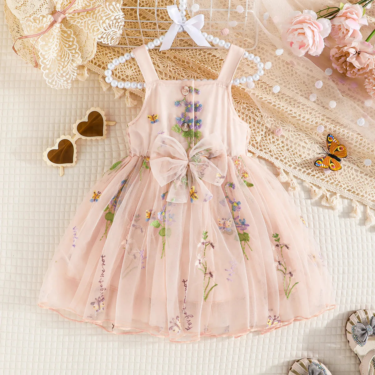 Vestido de princesa mariposa para niñas