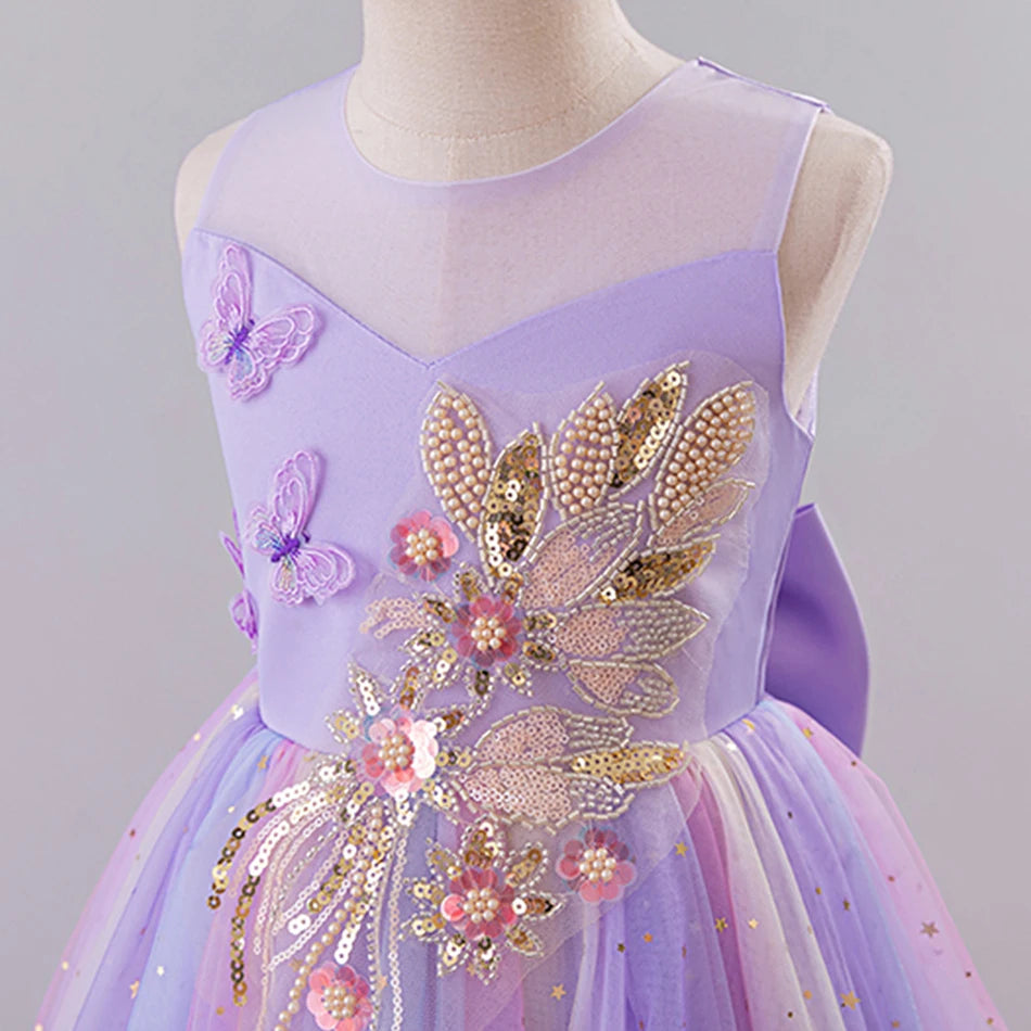 Robe anniversaire coloré - Lilia