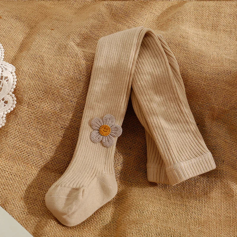 Collants fleuris chaud