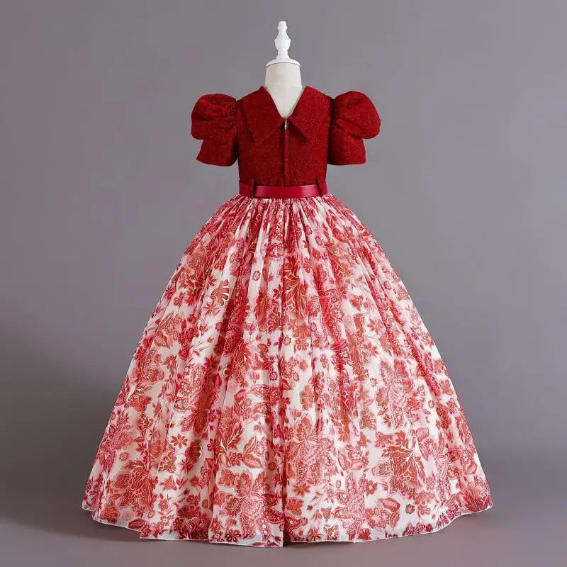 Vestido formal de princesa