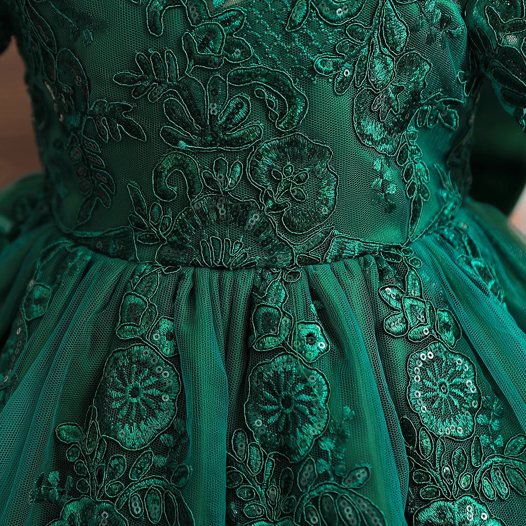 Robe de princesse pour anniversaire dorure