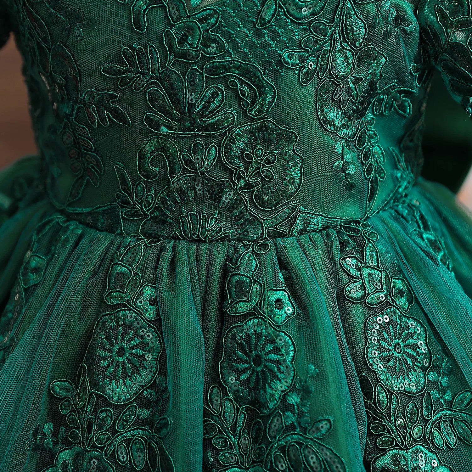 Robe de princesse pour anniversaire dorure