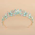 Diadème de princesse fille - Strass et fleur - L'univers de la licorne