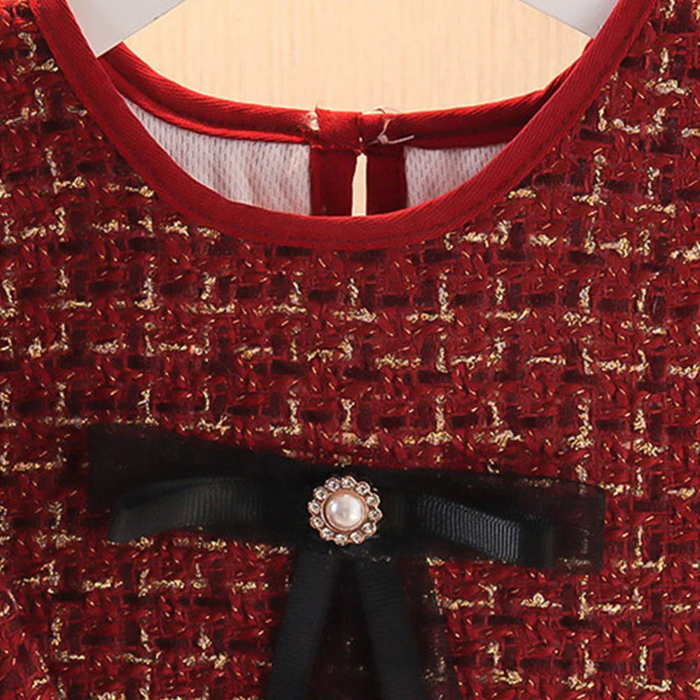 Abito natalizio di Milano per ragazze