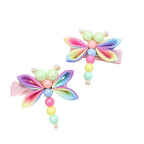Barrette papillon lot de 2 multicouleur