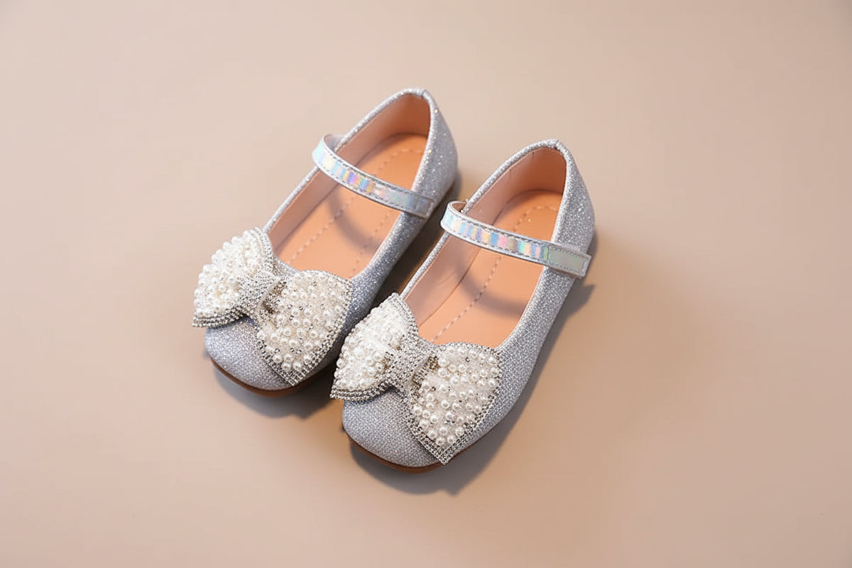 Chaussures De Princesse Paillettes Pour Fille - Chaussures Bébé Fille Brillantes - Ballerines Confortables Et Élégantes Dès La Petite Taille