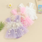 Barboteuse bébé bouquet de fleur