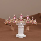 Couronne enfant fille - Rose bonbon