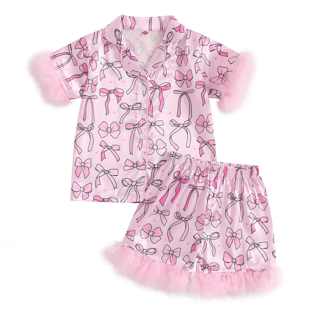 Pyjama enfant - Satiné short noeud