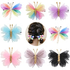 Barrette papillon lot de 2