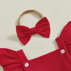 Mameluco para el primer día del bebé - Día de San Valentín