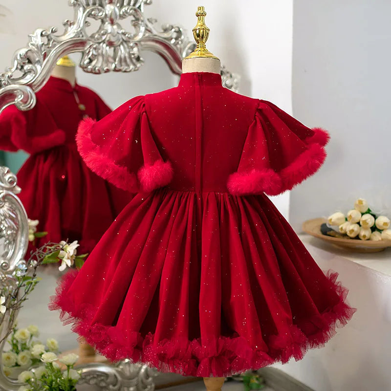 Robe de noël enfant Majestueuse