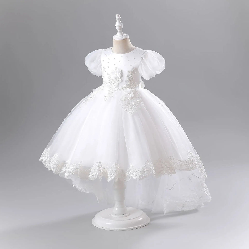 Vestido infantil Gina con cola