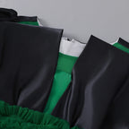 Abito formale verde per neonato con maniche