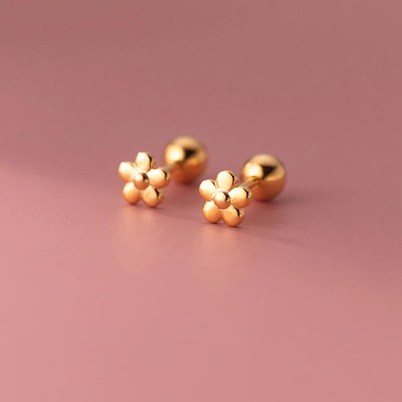 Boucle d'oreille enfant - Petite fleur - L'univers de la licorne