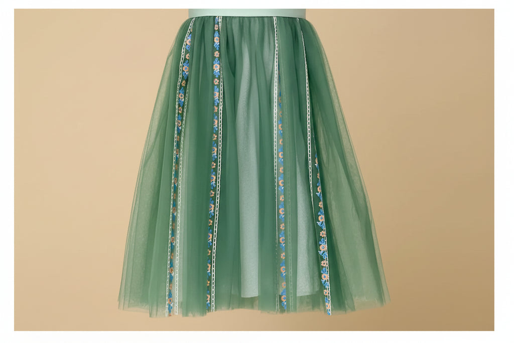 Déguisement robe fille - Vert