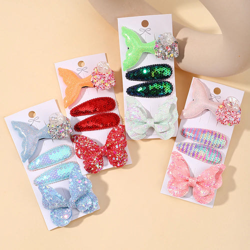 Barrettes sirène lot de 4 - L'univers de la licorne