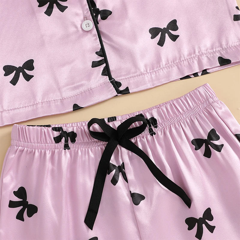 Pyjama fille - 2 pièces noeud