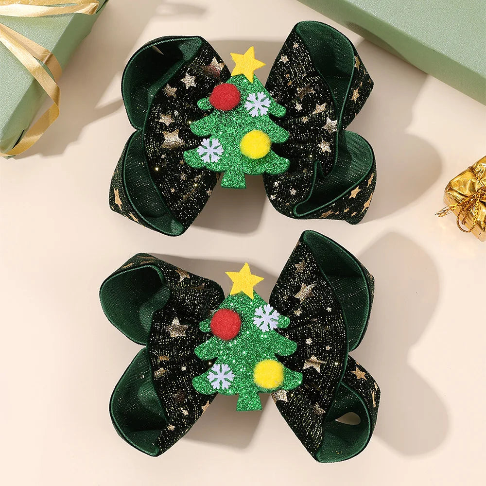 Barrette de Noël enfant - Pompom