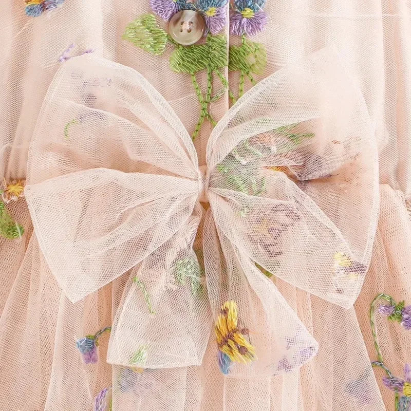 Vestido de princesa mariposa para niñas