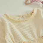 Pelele con tutú floral Marga para bebés