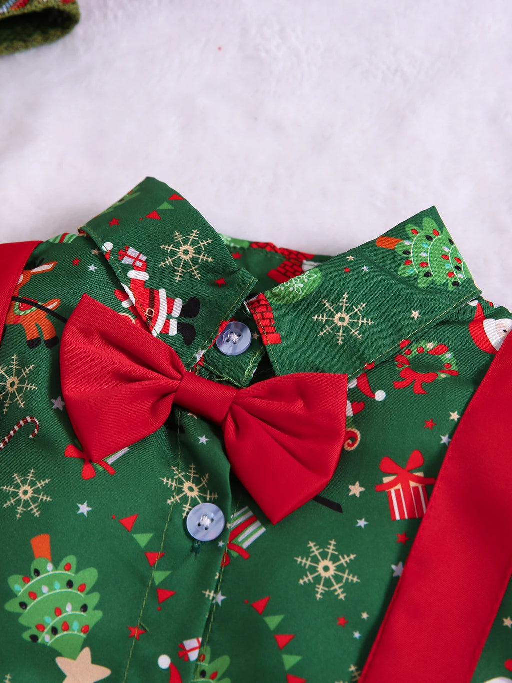 Ensemble garçon - Vert Noel short