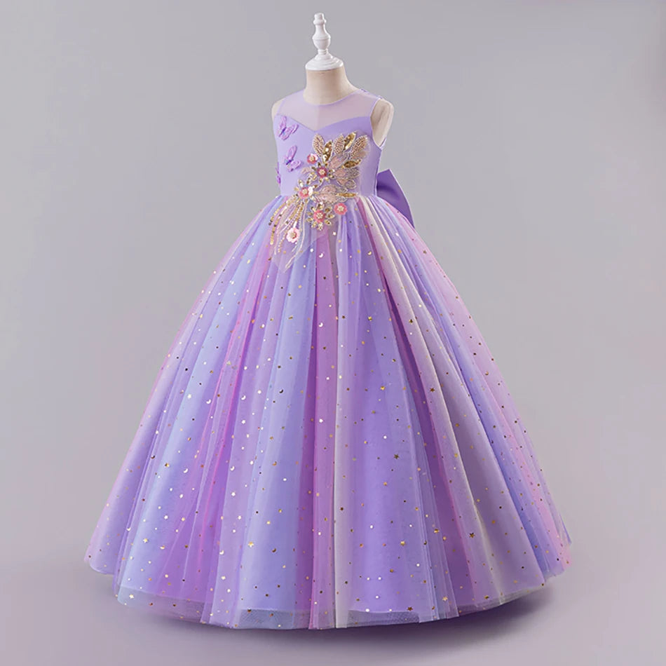 Robe anniversaire coloré - Lilia