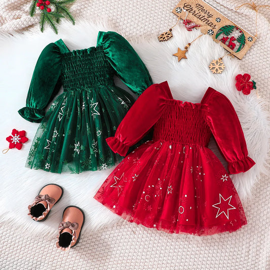 Robe de noël enfant L'étoile