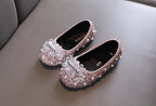 Ballerine fille strass et Noël rose