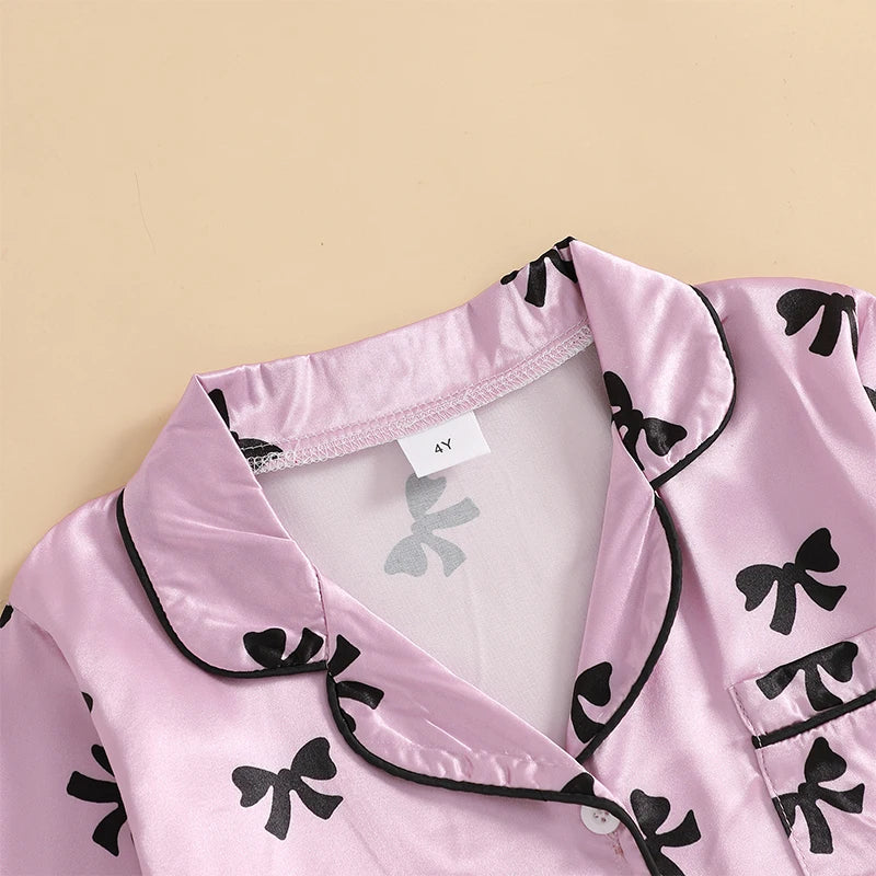 Pyjama fille - 2 pièces noeud