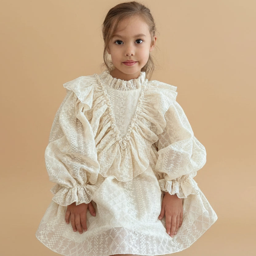 Robe de cérémonie fille bohème - Kamila