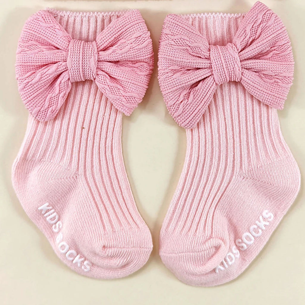 Accessoires bébé - Bonnet + Chaussette noeud papillon