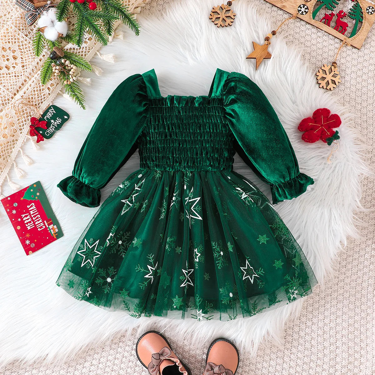 Robe de noël enfant L'étoile