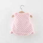 Chaleco sin mangas para niñas con flores